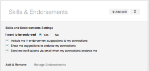 Why I switch LinkedIn endorsements off!